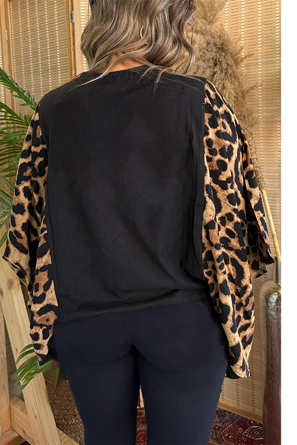 Def Leppard Print Bat Sleeve T-Shirt (No Back Pocket)