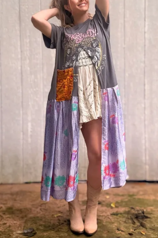 Aerosmith Double Split Maxi Tee