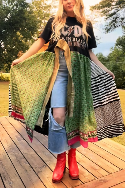 AC/DC Double Split Maxi Tee